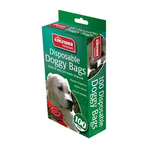 Disposable Doggy Poop Bags - Pack Of 100