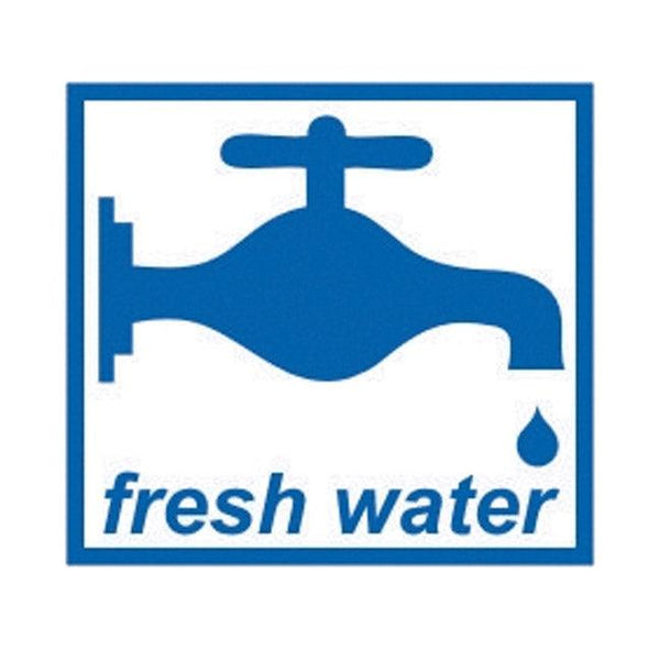 Fresh Water Marker Sticker