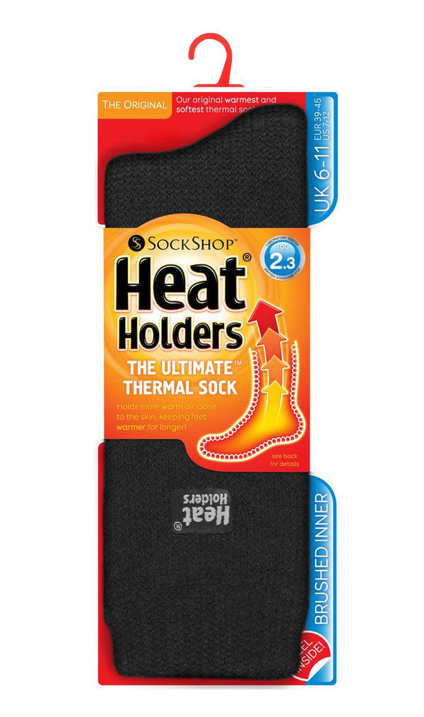 Heat Holders Mens Original Socks Charcoal (UK 6-11)