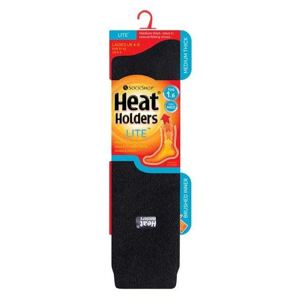 Heat Holders Women's Lite Long Sock - Black
