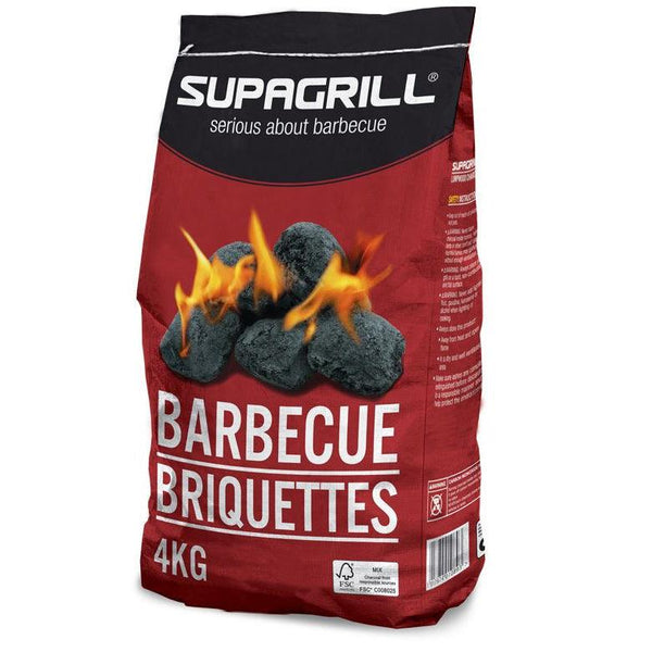 Supagrill Barbecue Charcoal Briquettes - 4kg