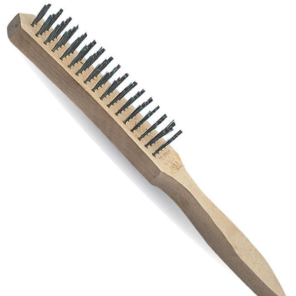 Wire Brush Wooden - 4 Row