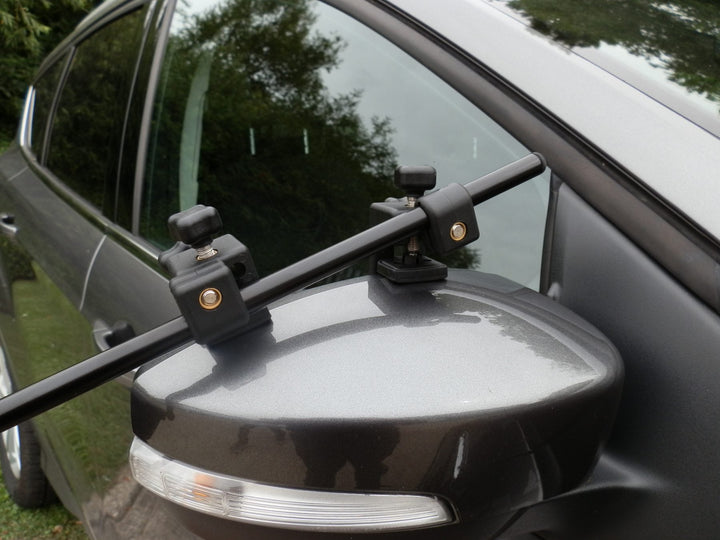 Versatile clamp system on the Milenco Aero 4 Towing Mirrors suits modern vehicles