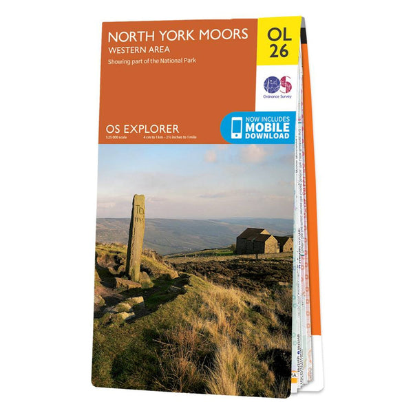 OS Explorer Map OL26 - North York Moors Western area