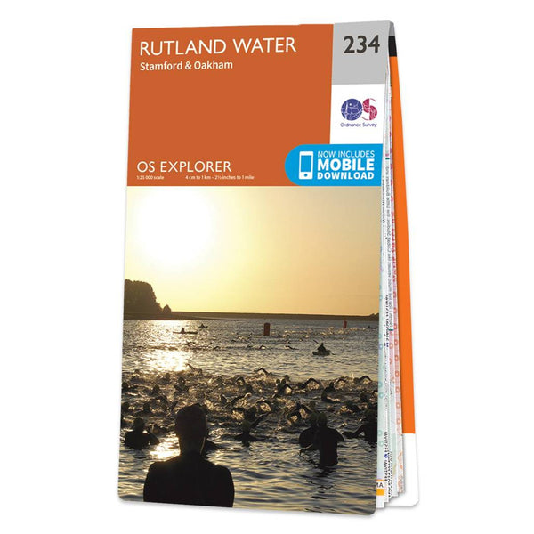 OS Explorer Map 234 - Rutland Water Stamford & Oakham