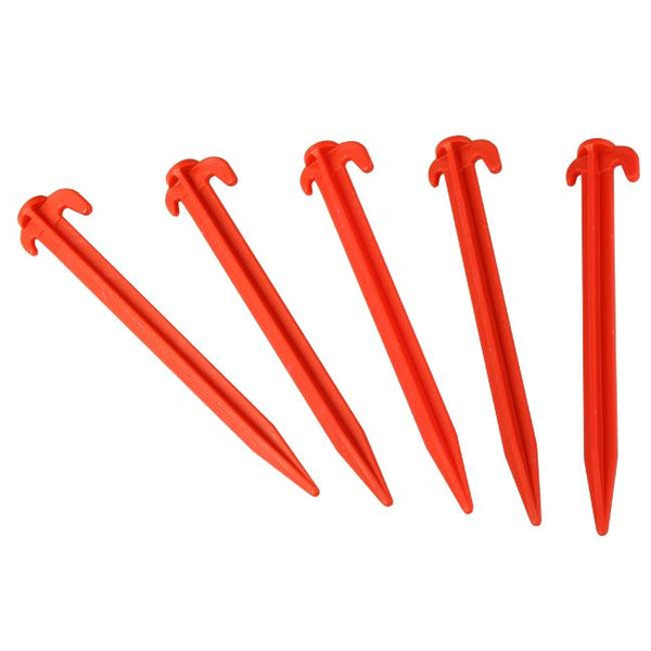 19cm Plastic Tent / Awning Pegs - Pack of 10