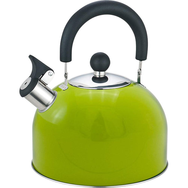 2.5 Litre Whistling Camping Kettle - Green
