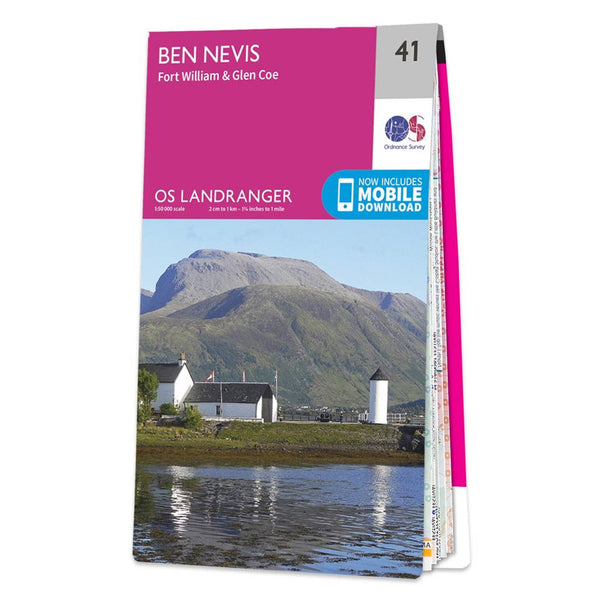 OS Landranger Map 41 Ben Nevis Fort William & Glen Coe