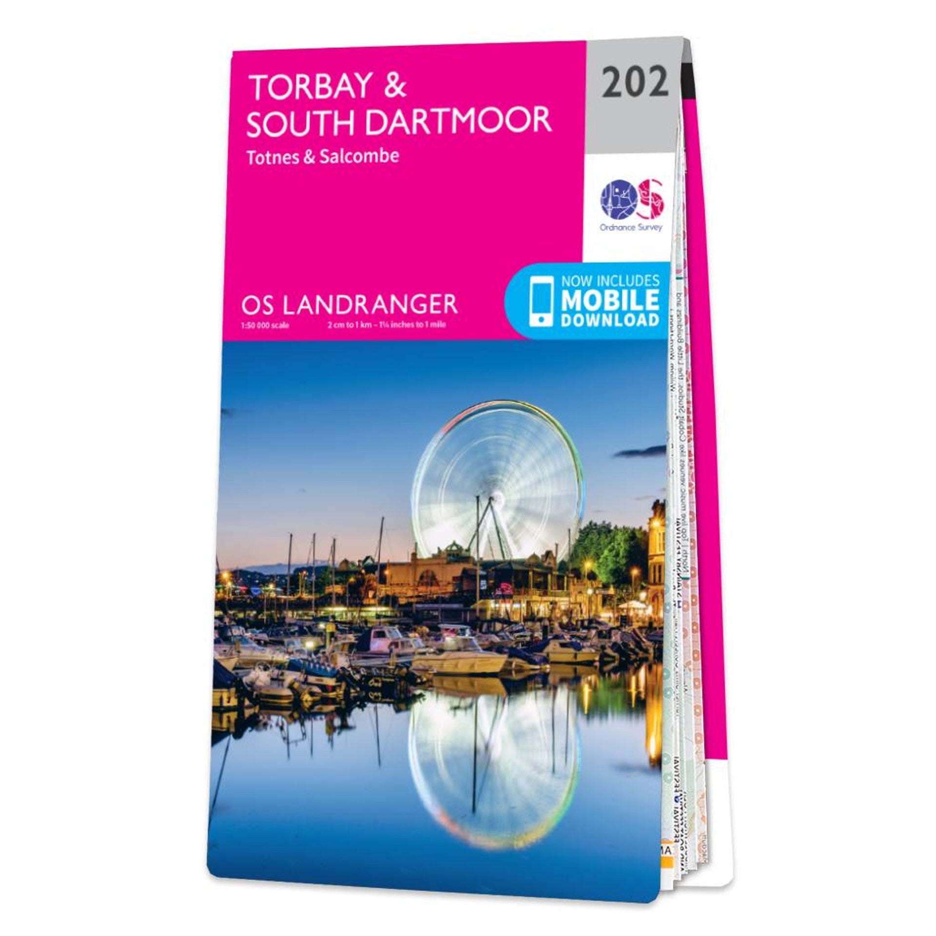 OS Landranger Map 202 Torbay & South Dartmoor Totnes & Salcombe ...