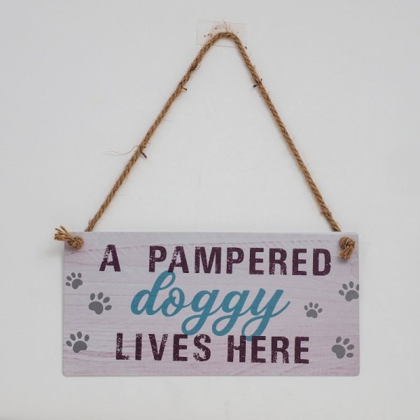 Three Kings PetFun - Pampered Doggy Sign