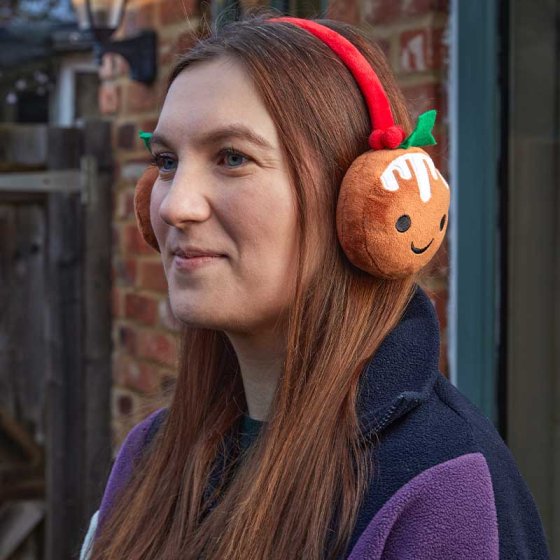 Three Kings Xmas Pudding Earmuffs