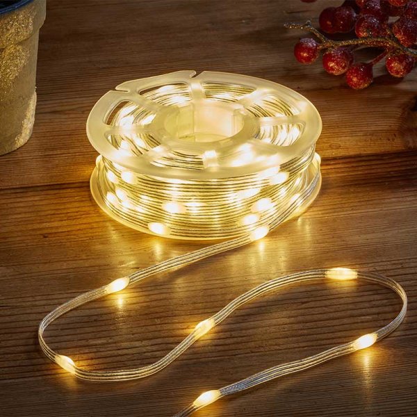 Christmas Two-Tone Low-Voltage String Lights -  100 LEDs 7.5m