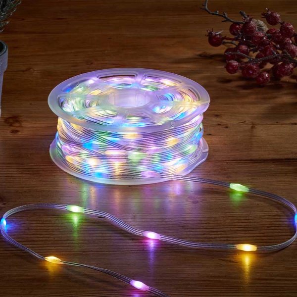 Christmas Two-Tone Low-Voltage String Lights Warm/Multi -  1000 LEDs 7.5m