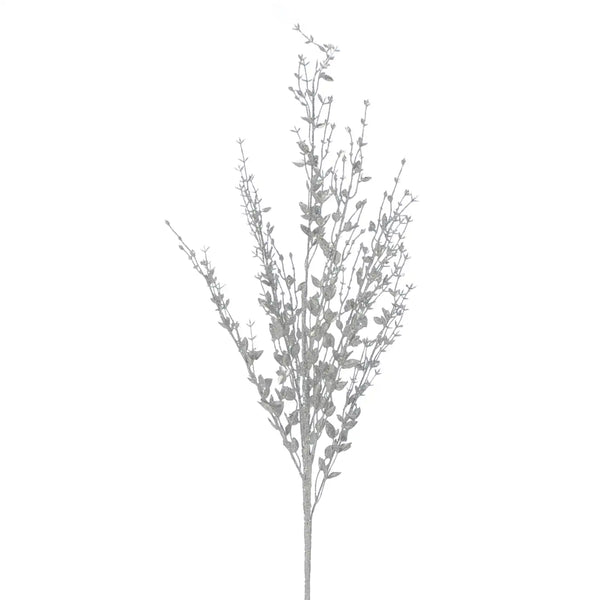 Festive 94cm Silver Glitter Stem