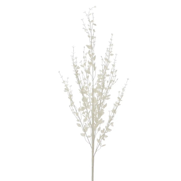 Festive 94cm White Glitter Stem