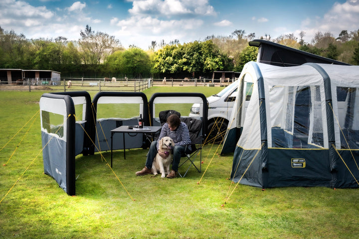 Home Maypole Maypole 3 Panel Air Modula Windbreak – Premier Camping