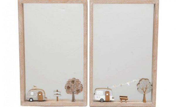 Mirror With Caravan Design