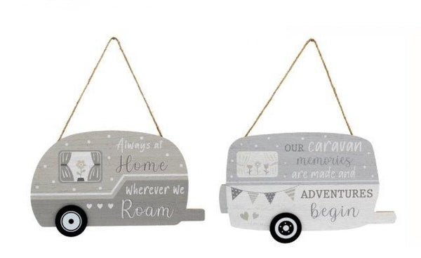 Caravan Wooden Plaque