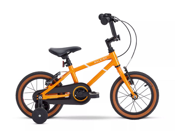 Raleigh Pop 14" Wheel Kids Bike - Orange