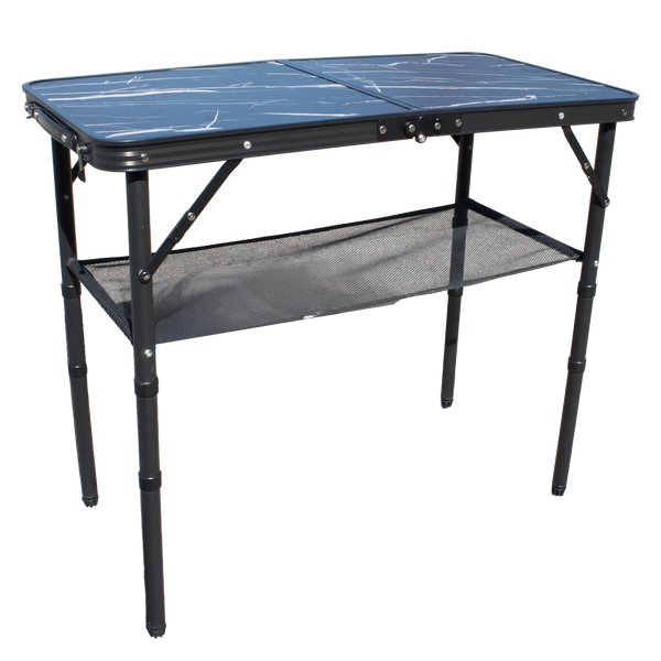 Quest Speedfit Cleeve Folding Camping Table - Onyx