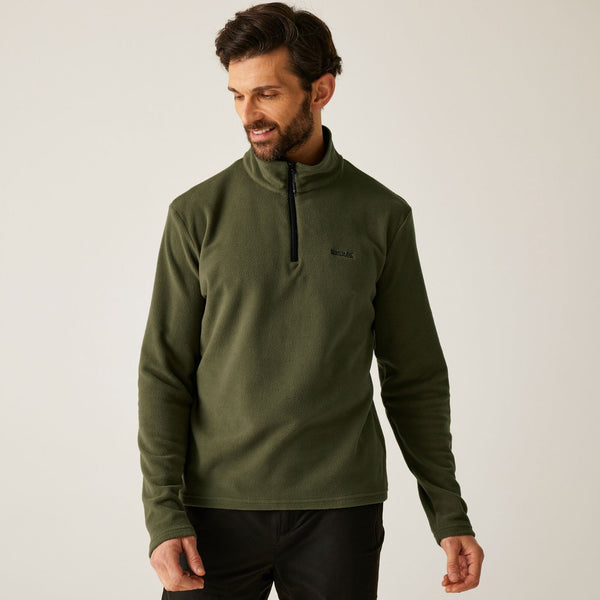 Regatta Thompson Men's Half-Zip Fleece - Olive Night
