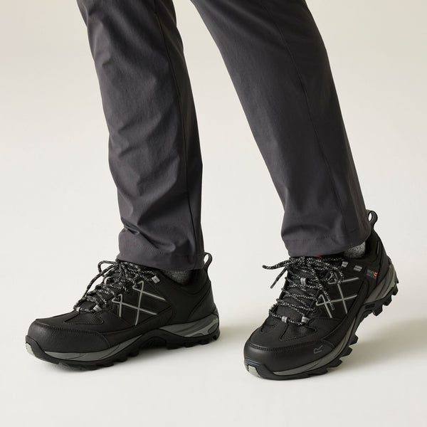 Regatta Samaris III Low Men's Walking Shoes - Black/Granite
