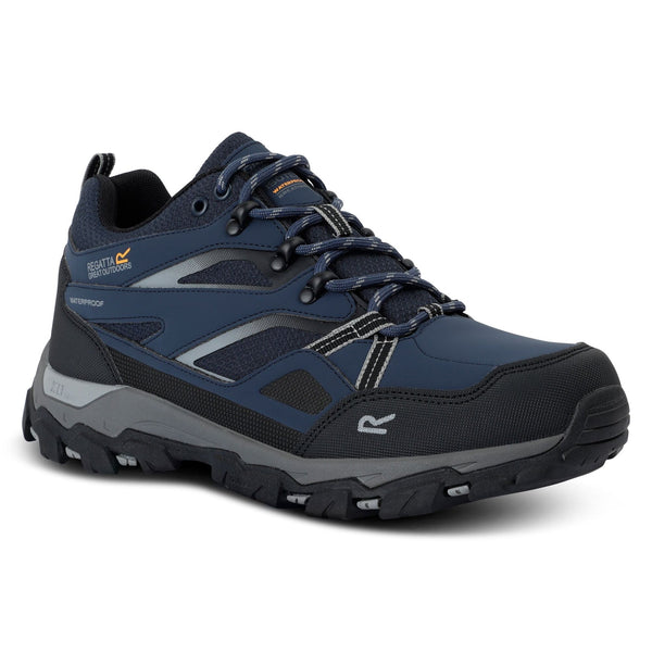 Regatta Men's Holcombe Low III Walking Shoes - Navy Dark Steel