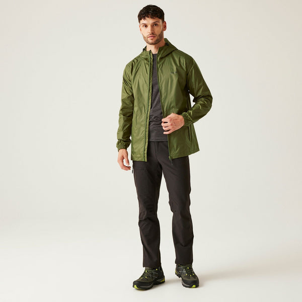 Regatta Men's Pack-It III Waterproof Jacket - Nephrite Green