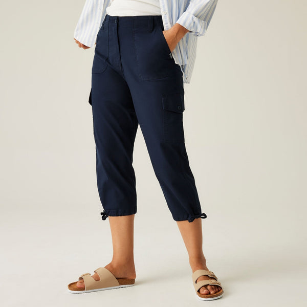 Regatta Women's Shorebella Capri Trousers - Navy