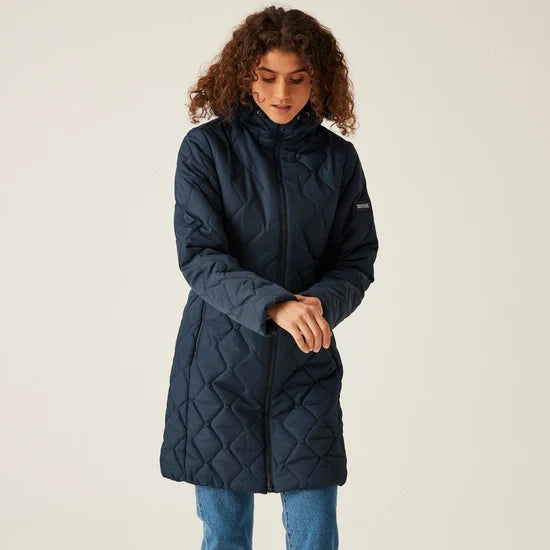 Regatta Women's Fritha III Insulated Parka Jacket - Navy