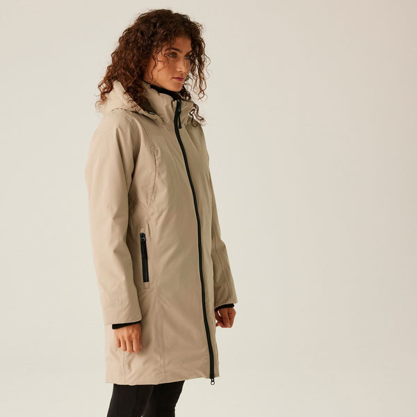 Regatta Women's Yewbank IV Waterproof Jacket - Warm Taupe Bueno
