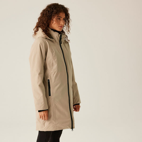 Regatta Women's Yewbank IV Waterproof Jacket - Warm Taupe Bueno