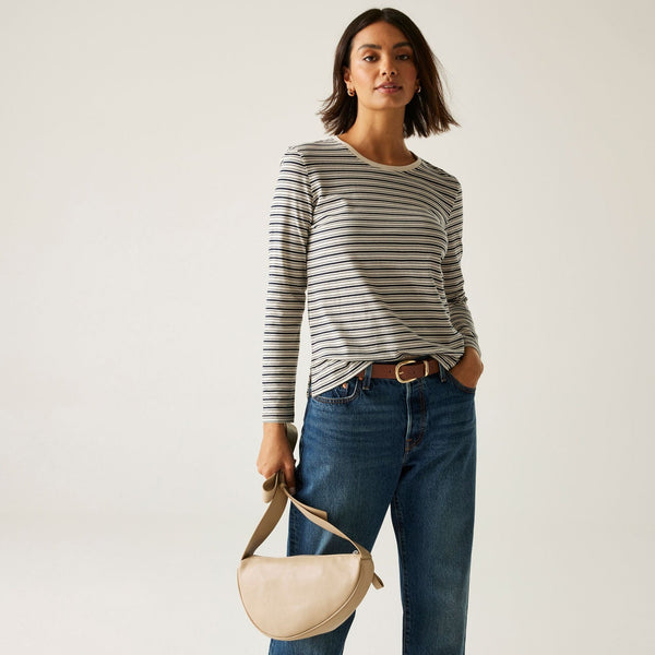 Regatta Frederica Women's Long Sleeved T-Shirt - Light Vanilla