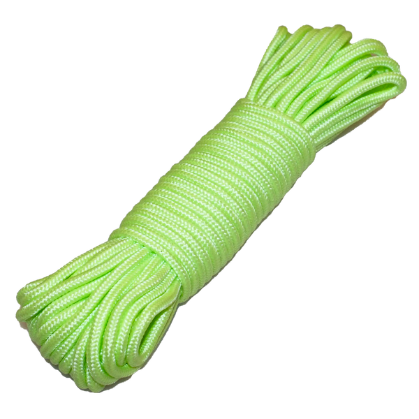 Redwood Glow in the Dark Camping Rope - 4 mm x 15 metres