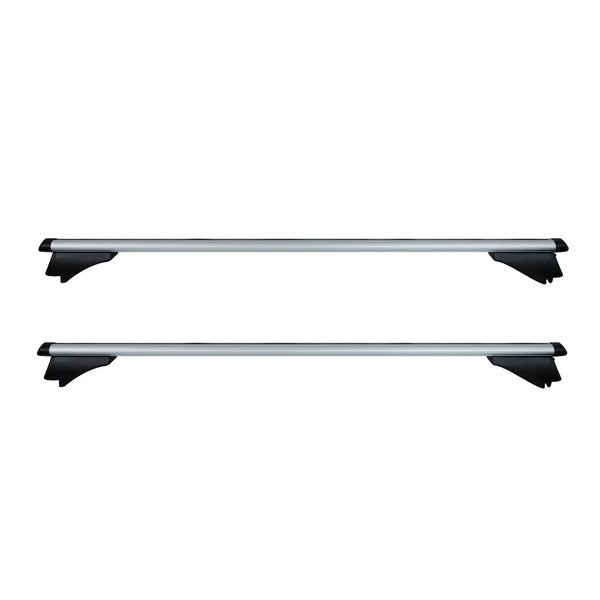 Aluminium Roof Bars for Flush/Closed Roof Rails - 120cm