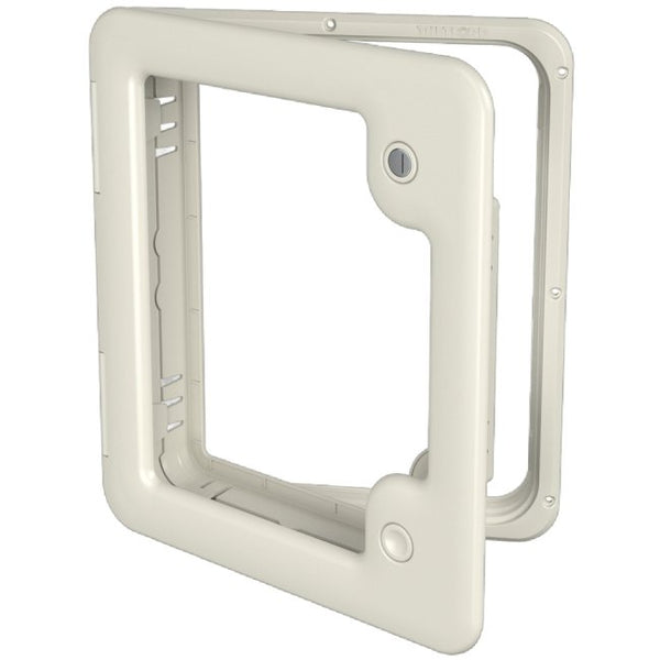 Thetford 2680580 Service Access Door 3 with Lock & Push Button - White