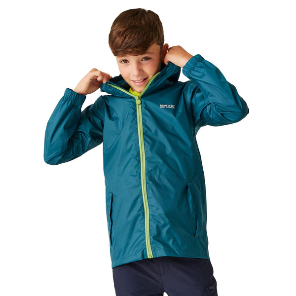 Kids' Regatta Pack It Waterproof Packaway Jacket - Moroccan Blue