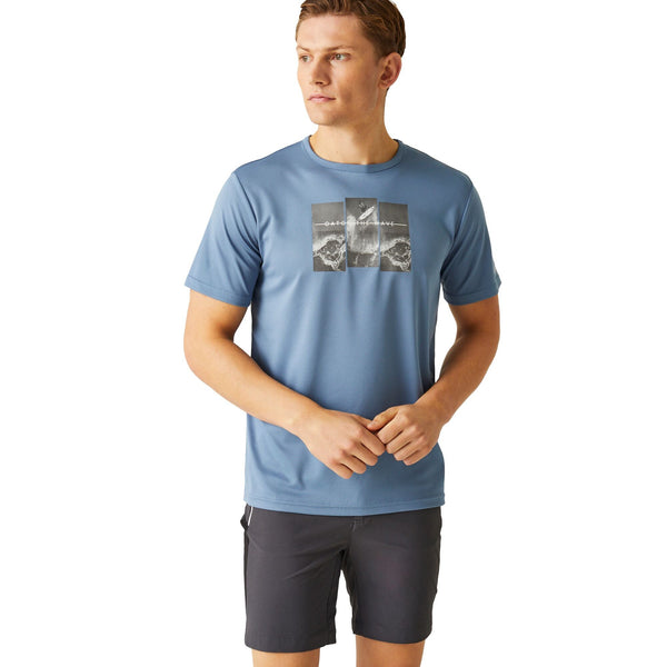 Regatta Men's Fingal VIII Graphic Print T-Shirt - Coronet Blue