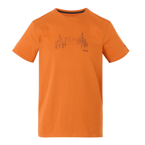Regatta Breezed V Men's T-Shirt - Fox