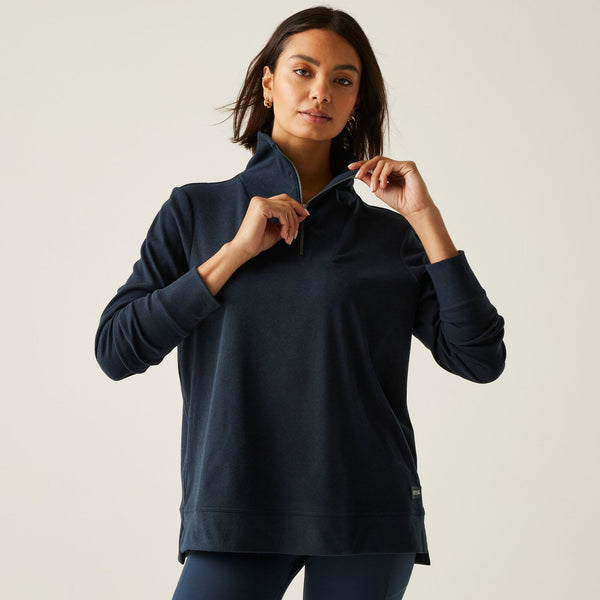 Regatta Demmi Women's Half-Zip Fleece - Navy Blue