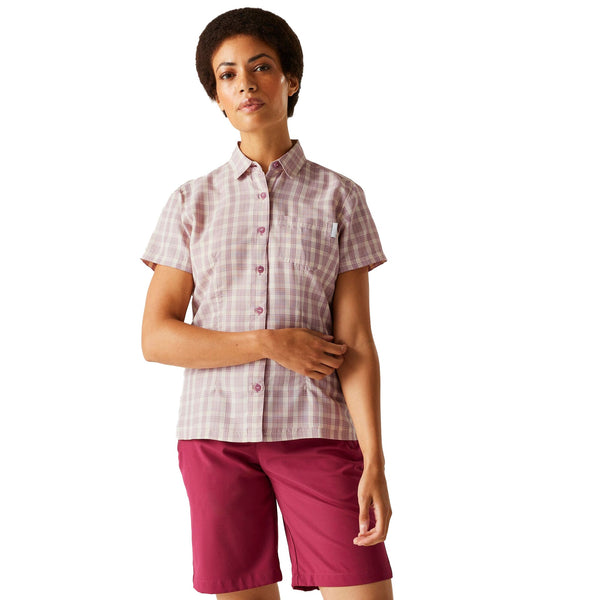 Regatta Mindano VIII Women's Shirt - Lilas Check