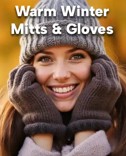 Warm Winter Mitts and Gloves on Sale
