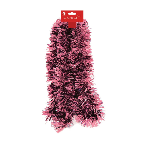 Tinsel 2 Metre Chunky - Blush Pink