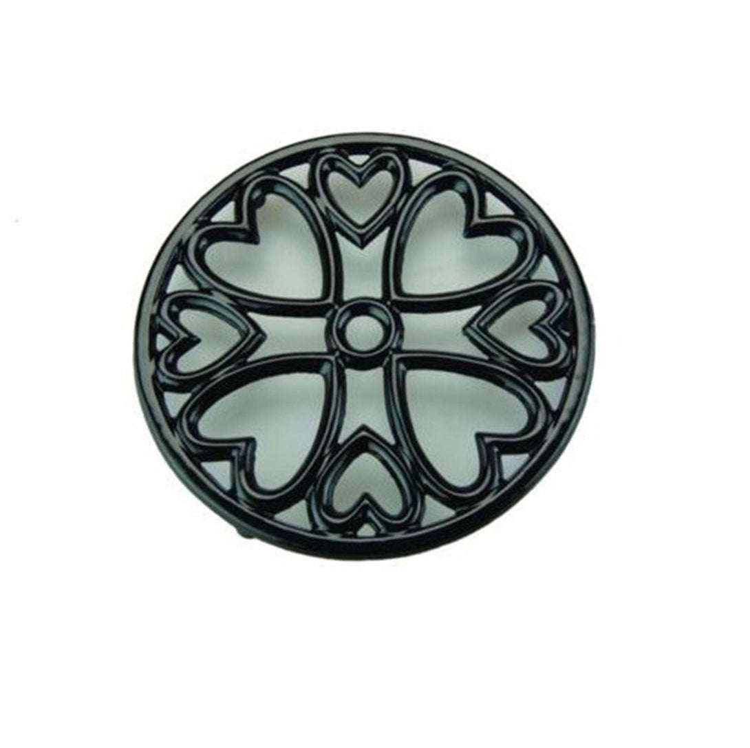 Apollo Cast Iron Round Trivet - Black - Towsure