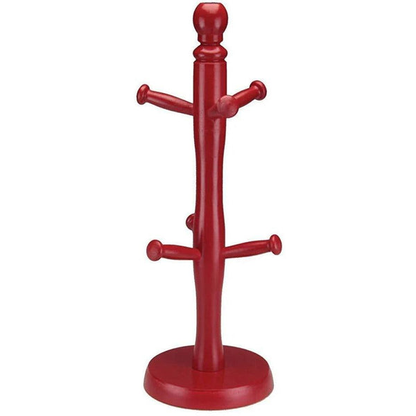 Apollo Wooden Mug Tree - Red