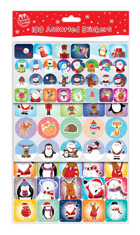 Assorted Christmas stickers