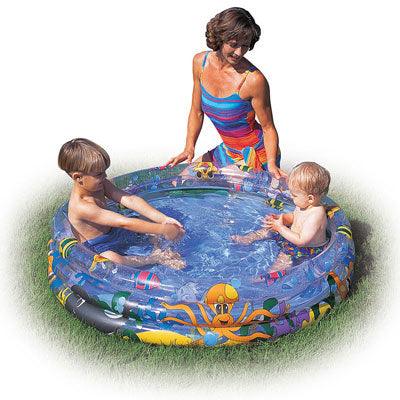 Bestway Ocean Life Kids Paddling Pool - 1.22m