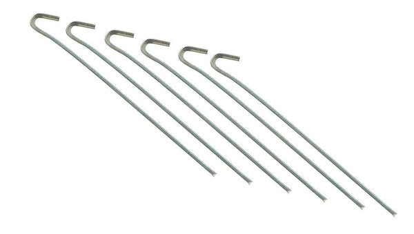 Campking 23cm Rock Wire Tent Pegs - Pack of 6