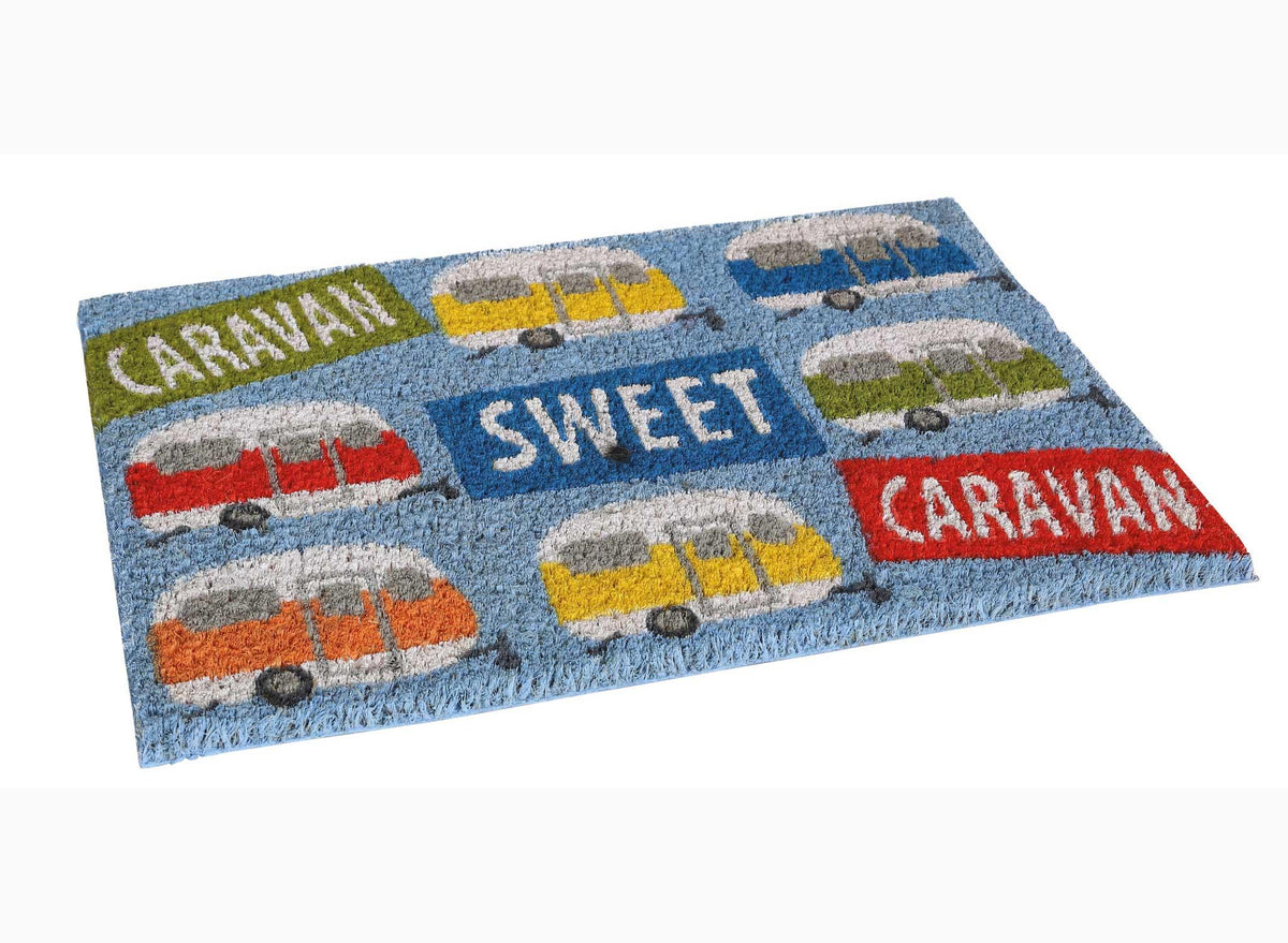 Caravan, Sweet Caravan' Door Mat Premier Camping