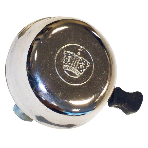 Chrome 'Crown' Bicycle Bell - Ringer Type